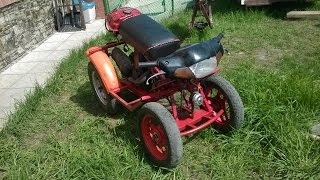 самодельный детский квадроцикл 49 кубов
