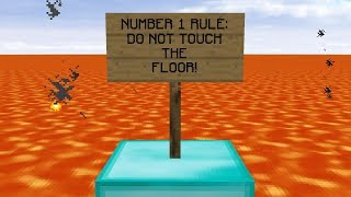 breaking the #1 rule in minecraft!