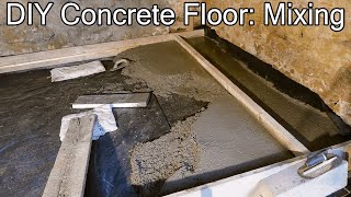 DIY Concrete Floor: Pouring Slab