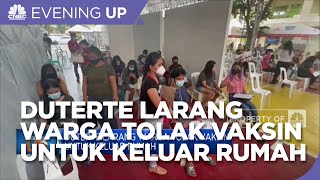 Duterte Larang Warga Tolak Vaksin Untuk Keluar Rumah