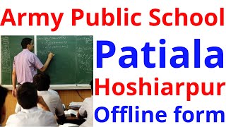 Army Public Schools Recruitment for Patiala & Hoshiarpur | Clerk, Teacher, Librarian Recruitment |