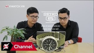 Hỏi đáp đồng hồ 13: Kính Seiko 5 quân đội dễ xước? Sai số đồng hồ điện tử