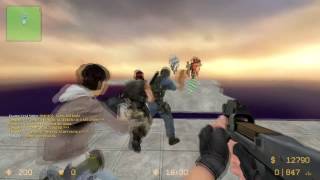 Counter-Strike Source - Zombie Escape Mod - Sky Athletic - ze_sky_athletic_v5_final - STAGE 1 - 2