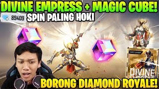 CUMA 2X SPIN! DIAMOND ROYALE DIVINE EMPRESS & MAGIC CUBE! - Garena Free Fire