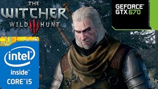 The Witcher 3 -GTX 670/GTX 760- Ultra Settings Gameplay Hairworks:OFF