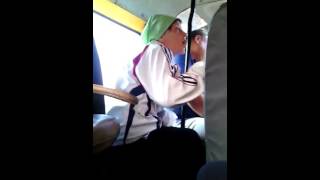 Духовные скрепы в маршрутке - поехавшая бабка