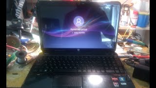 Ноутбук HP g6-2133sr не включается: 3 раза мигает индикатор заряда. Ремонт.