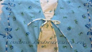 Комплект постельного белья. Пододеяльник с фигурным вырезом ч4