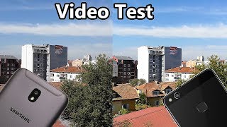 Samsung J5 2017 vs. Huawei P10 lite Video Test (day & night)