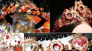 Ободок в стиле новой коллекции Дольче Габбана 2015 своими руками
