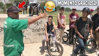 ESTE HOMBRE NOS INTENTO SACAR DEL SKATEPARK.. ?