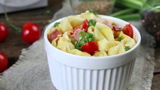 Как приготовить ракушки с беконом под сырной корочкой | Простой рецепт