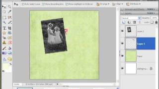 Photoshop Elements Digital Scrapbooking Tutorial