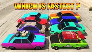 GTA 5 ONLINE - SEDANS VEHICLES BATTLE ROYALE ?
