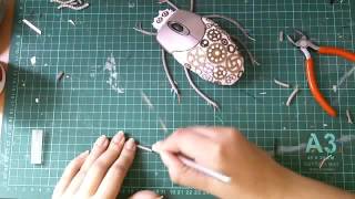 Steampunk beetle. Master class/Стимпанк Жук. Мастер класс.
