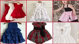 Stylish Frill Style Baby Frocks Designs Collection
