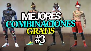 LAS MEJORES COMBINACIONES DE ROPA GRATIS | FREE FIRE!! *Ropa Gratis* #3