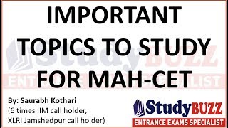 Important topics to study for MAH CET 2020 exam | Tips to crack CET exam