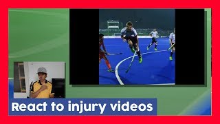 React to Hockey Injury videos - Lawrence Hockeyvlog #7 | Hockey Heroes TV