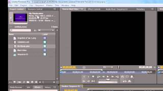 Premire Pro CS4 Sequence Settings