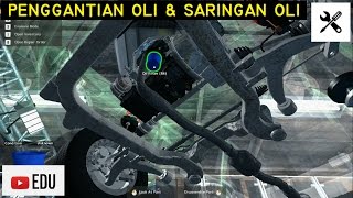 ANIMASI Cara Mengganti Oli dan Saringan Oli Mesin Mobil