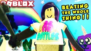 IT TOOK ME 6 HOURS TO GET TO LUCKY LAND! | Roblox Slaying Simulator