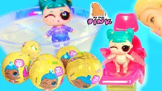 #ДЕТИ НА ПРИВИВКУ! LOL Lil Sisters Series 3 Wave 2 Мультики Барби Мультик #Сюрпризы с Май Тойс Пинк