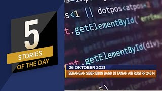 Serangan Siber ke Bank Tanah Air, Hingga Tesla Masuk Club Saham Berkapitalisasi