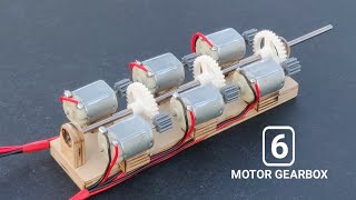 Making Six Mini Motor Gear Box