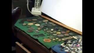 Metal Mike Buzzard junk Antiques American reality picker sell antique Sewing,Jacket Buttons on ebay