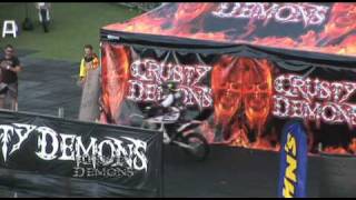 Crusty Demons Tour 2010 Jackson Strong Front Flip Action + Interview