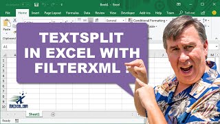 Excel TEXTSPLIT Alternative With FILTERXML - 2355