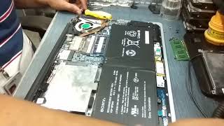 How can open Sony Vaio Fit 11A, HDD, Ram, battery replacement