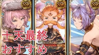 所持している十天最終の中で『取得オススメ順番』付けてみた【グラブル】
