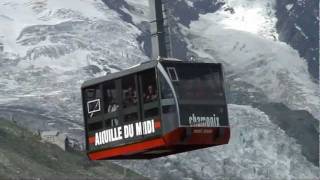 Montée à l'aiguille du midi