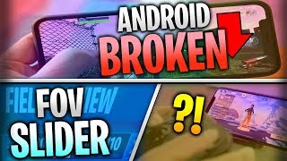 Fortnite Mobile News | FOV Slider, Android Broken, Hacks, AND MORE!!
