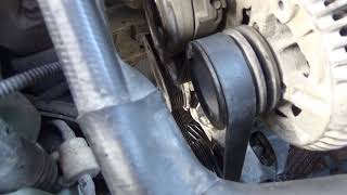 Как ослабить натяжитель ремня генератора 1,8l 20V