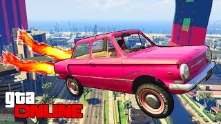 БЕШЕНЫЕ ГОНКИ НА ЗАПОРОЖЦАХ В GTA 5 ONLINE (ГТА 5 ГОНКИ)