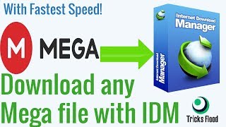 Download Any Mega File With IDM (Working Trick) | Tricks Flood