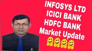 Infosys Ltd)/ICICI BANK / HDFC BANK / TOMORROW MARKET UPDATE