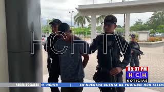 San Pedro Sula: A audiencia de declaración de imputados llegan los señalados por escape de #ElPorky