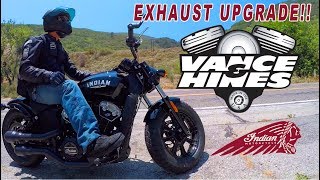INDIAN SCOUT BOBBER -  EXHAUST UPGRADE