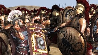 7000 ROMAN VS 7000 SPARTA - MASSIVE BATTLE TOTAL WAR ROME 2