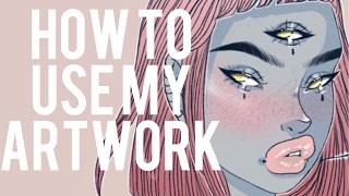 How To Use My Artwork | Keely Elle