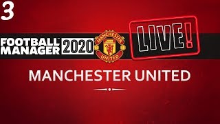 FM20 Manchester United Career Mode | Fixing Man United Ep3 | Football Manager 2020 Stream Replay