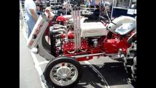 supercharged v-8 ford n8 tractor, and 4x4 ford n-8 mini tractor