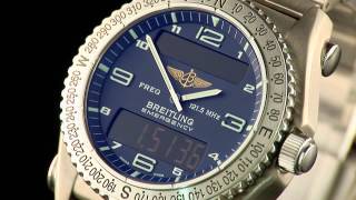 A  Professional Breitling Emergency bracelet watch given to aeronaut Brian Jones