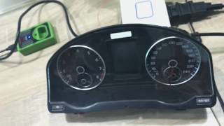 VW - Passat 2013  Key Master DP & RFID Adapter  ile Anahtar Programlama