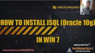 How to install oracle 10g in Windows 7 and windows 8