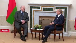 Лукашенко: Я человек опытный! Произошёл большой крен… // Встреча с Путиным